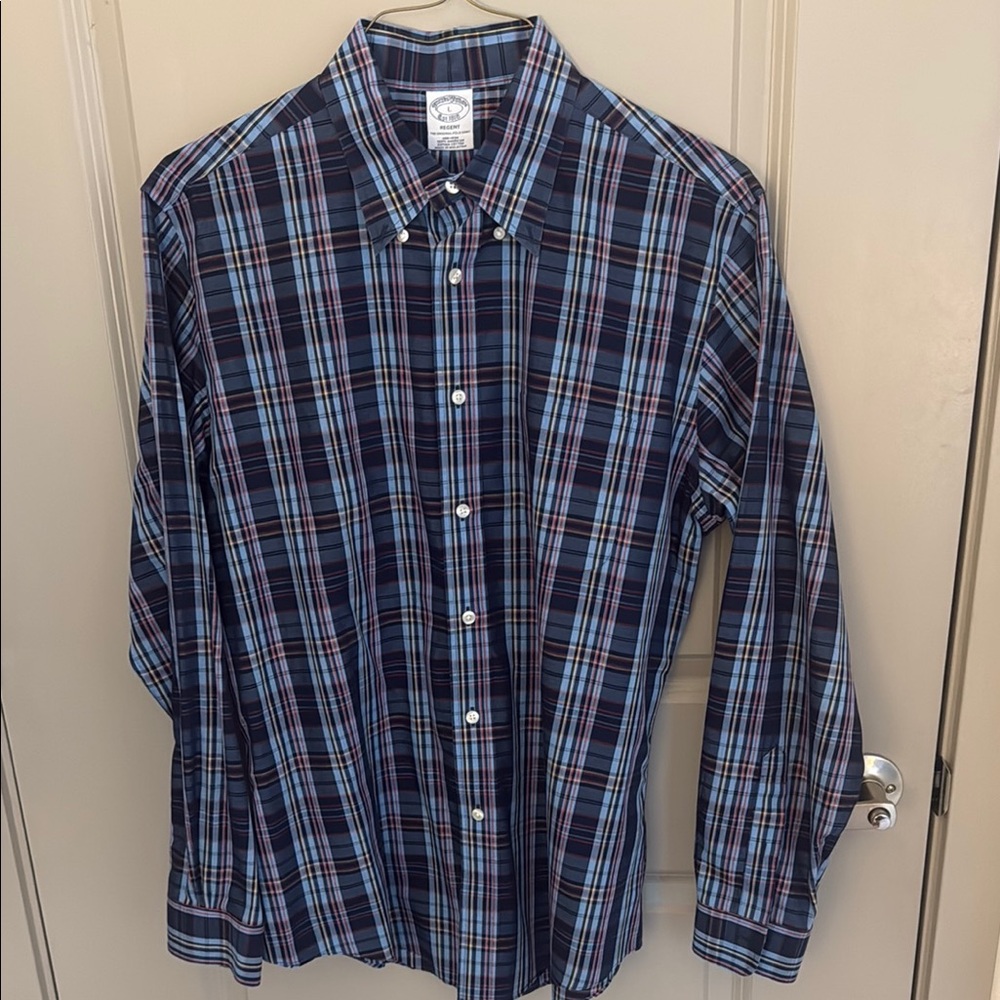 Brooks Brothers Blue Casual Button Down Shirt